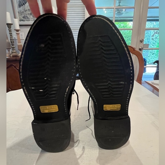 Classic back leather lace up English riding boots. So preppy! GUC! - Picture 12 of 13